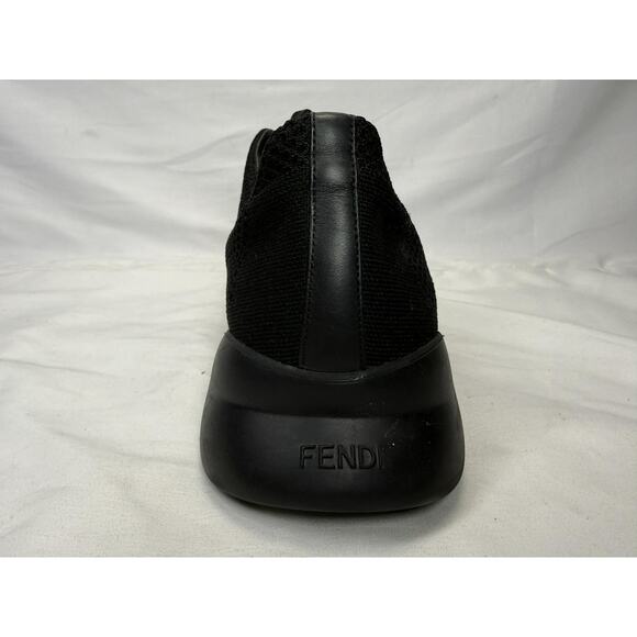 Fendi Fabric Runners Bag Bugs Black Sneaker Mens Size 11UK/12US SPB-TS 343341